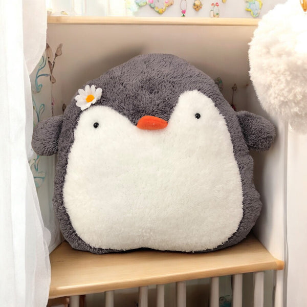 Sevimli Peluş Penguen Yastık 40CM